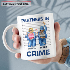 Partners In Crime Personalized Mug Gift For Besties