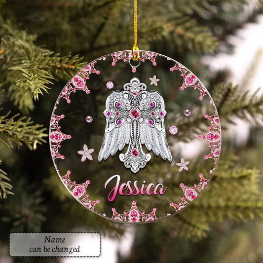 Personalized Acrylic Cross Faith Ornament Jewelry Style