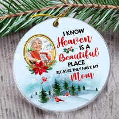 Personalized Acrylic Mom Memorial Ornament