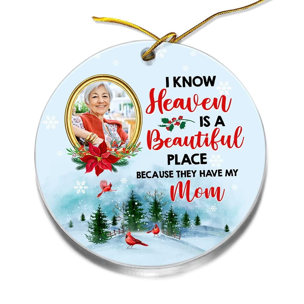 Personalized Acrylic Mom Memorial Ornament