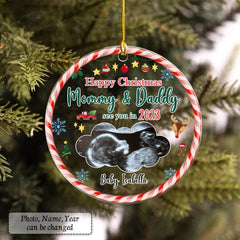 Personalized Acrylic New Baby Ornament Upcoming Baby