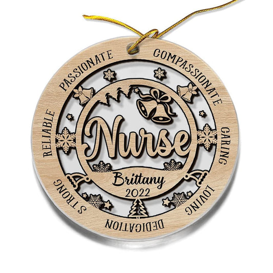 Personalized Acrylic Nurse Ornament Nurshing Best Gift