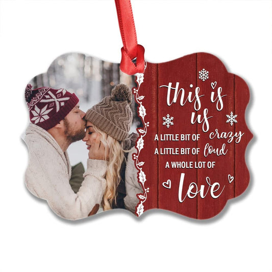 Personalized Aluminum Couple Ornament This Is Us