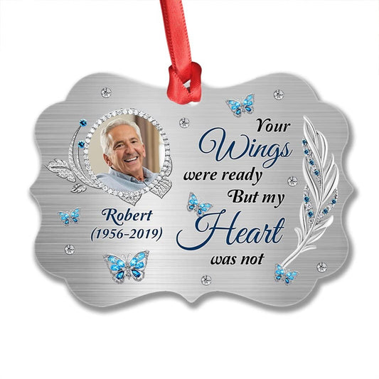 Personalized Aluminum Memorial Ornament Jewelry Style