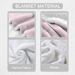 Personalized Baby Pink Blanket Monogram for Baby Girl