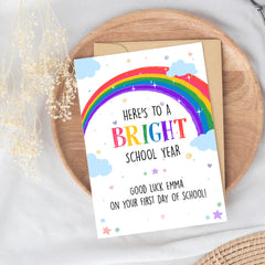 Personalized Back To School Greeting Card