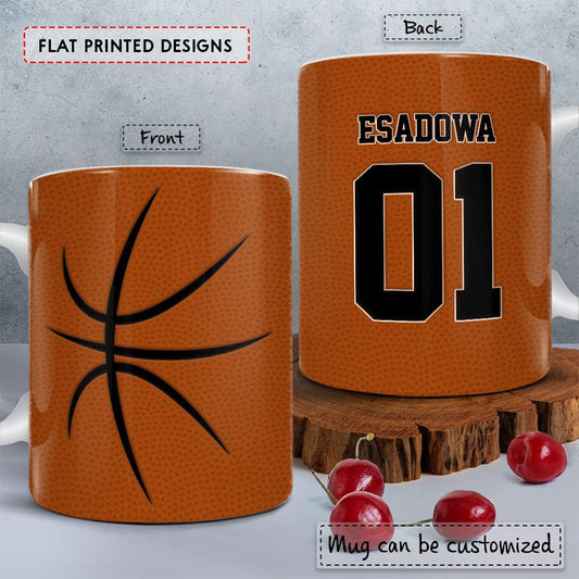Personalized Basketball Custom Name Mug