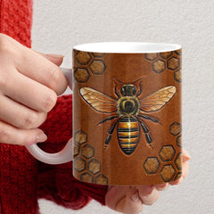 Personalized Bee Mug Customize Name