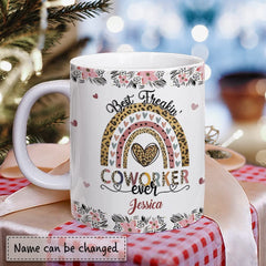 Personalized Best Coworker Ever Mug