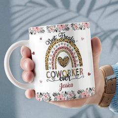 Personalized Best Coworker Ever Mug
