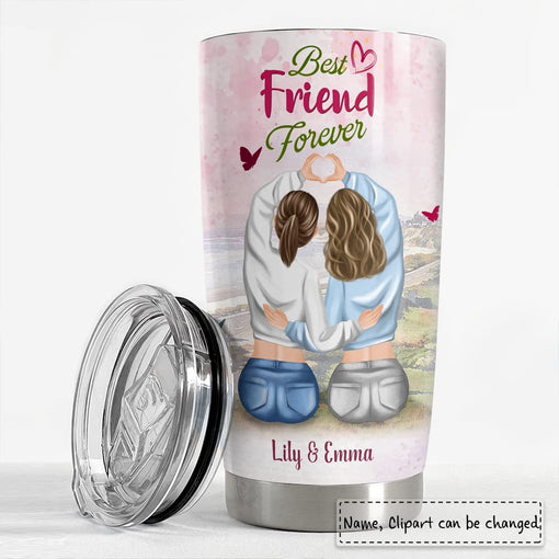 Personalized Best Friend Tumbler To My Bestie Soulmate Friendship