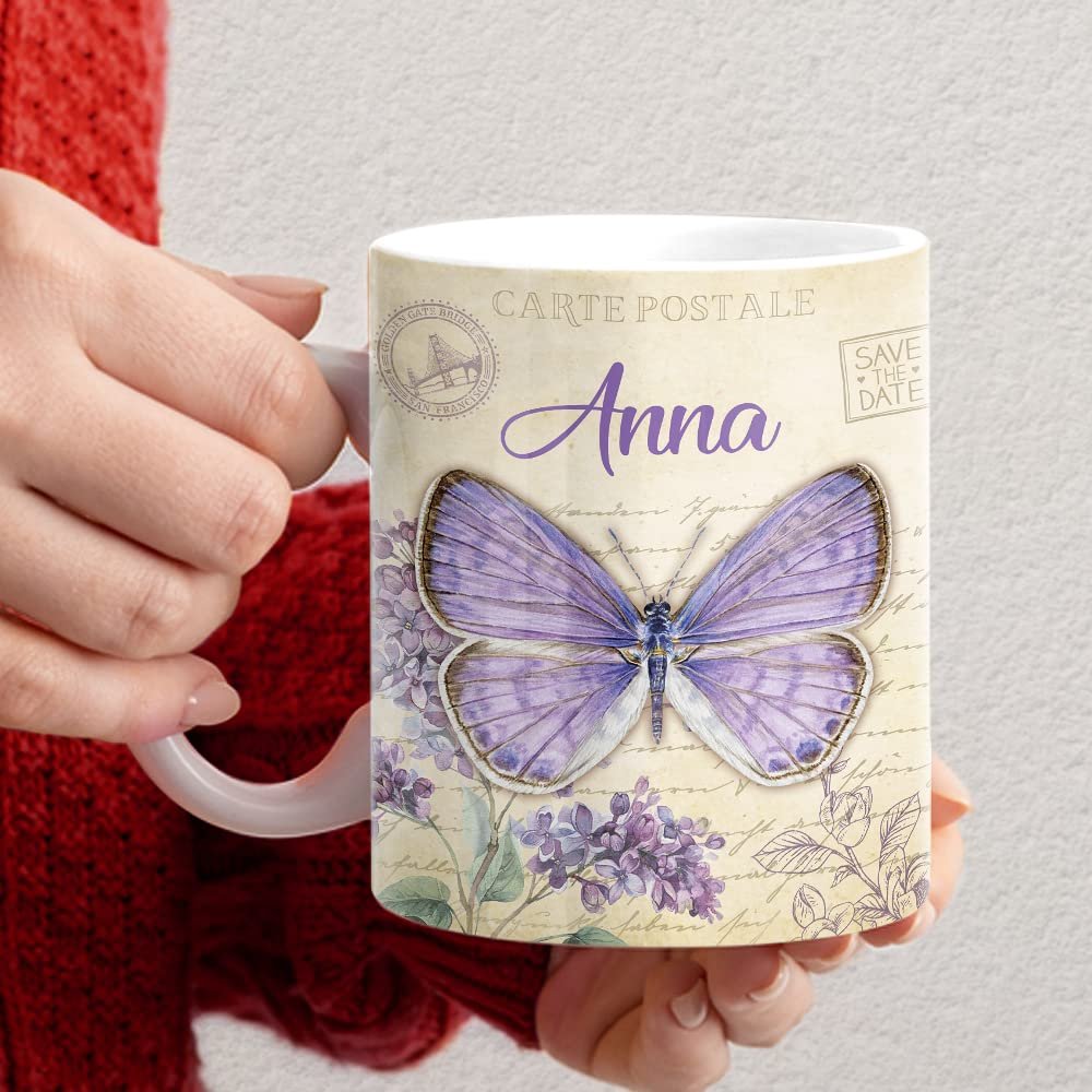 Personalized Bible Mug Butterfly
