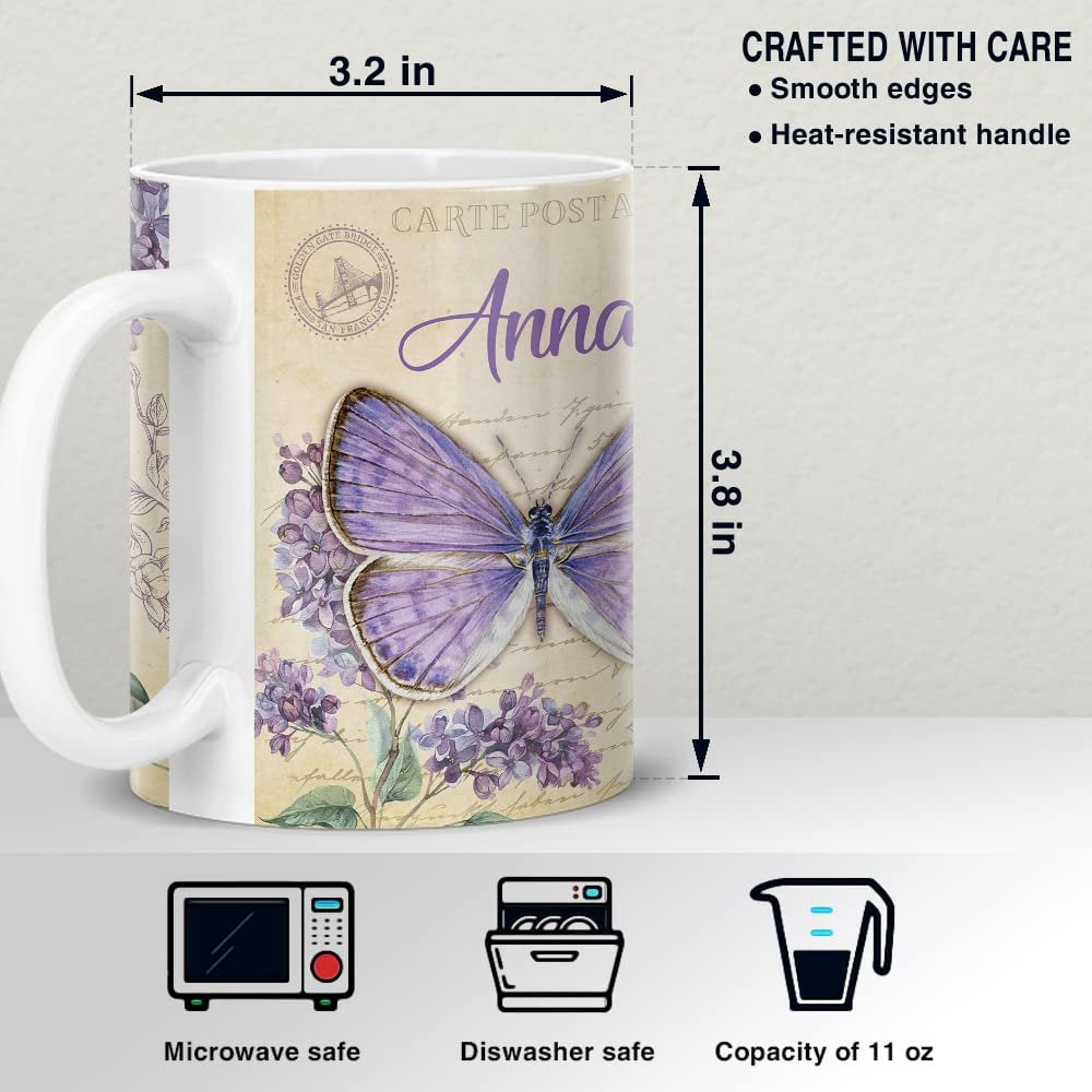 Personalized Bible Mug Butterfly