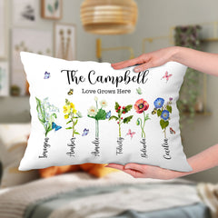 Personalized Birthday Pillow The Campbell