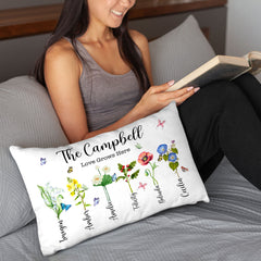 Personalized Birthday Pillow The Campbell