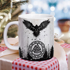 Personalized Black Raven Mug