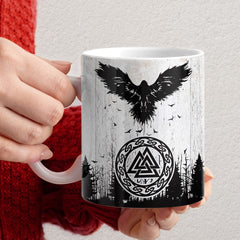 Personalized Black Raven Mug