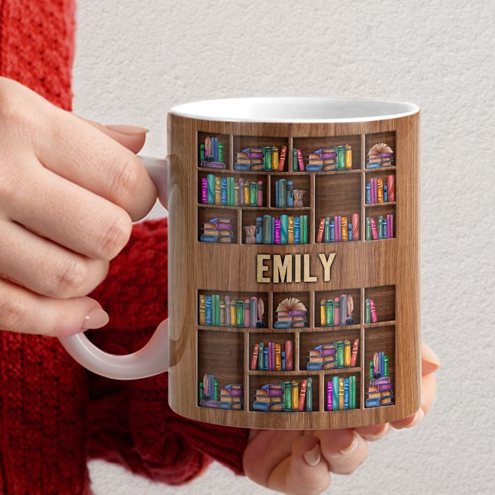 Personalized Book Lovers Mug My Happy Place