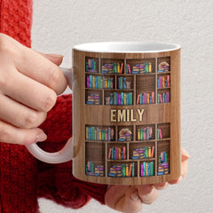 Personalized Book Lovers Mug My Happy Place