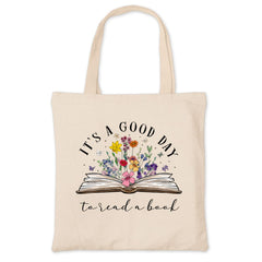 Personalized Book lover Totebag It's A Good Day