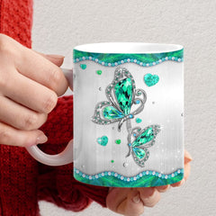 Personalized Butterfly Jewelry Art Mug