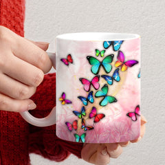 Personalized Butterfly Mug Custom Name