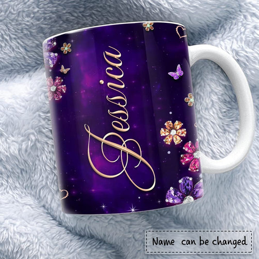 Personalized Butterfly Mug Jewelry Style For Women