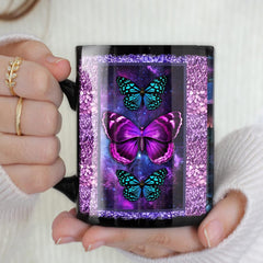 Personalized Butterfly Mug Mosaic Art
