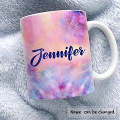 Personalized Butterfly Mug Watercolor Style
