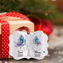 Personalized Butterfly Ornament Memorial Family Jewelry Style