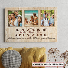 Personalized Canvas Custom Photo Of Mom