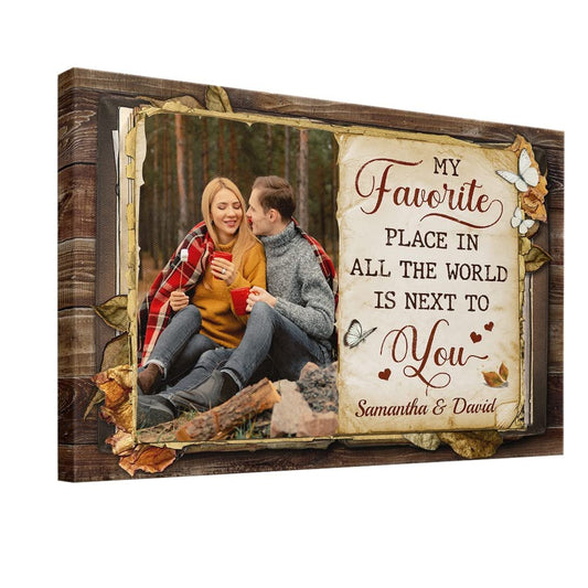 Personalized Canvas For Couple Custom Photo