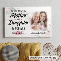 Personalized Canvas Love Between Mother And Daughter