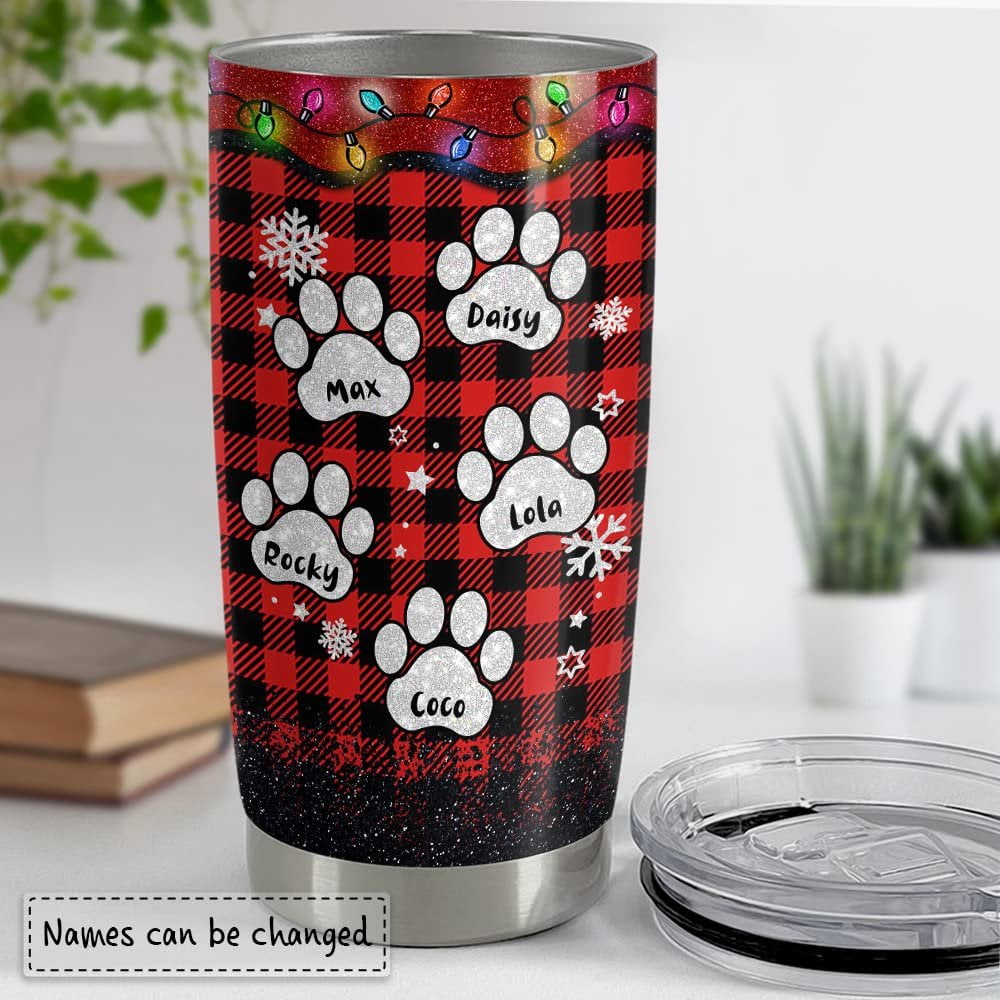 Personalized Cat Mom Tumbler Meowy Christmas Mother's Day Gifts