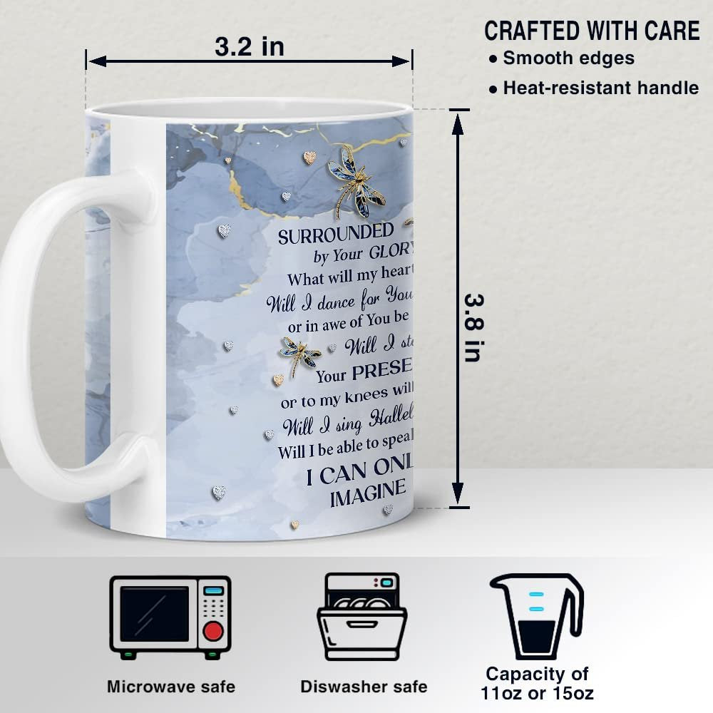 Personalized Christian Mug Dragonfly