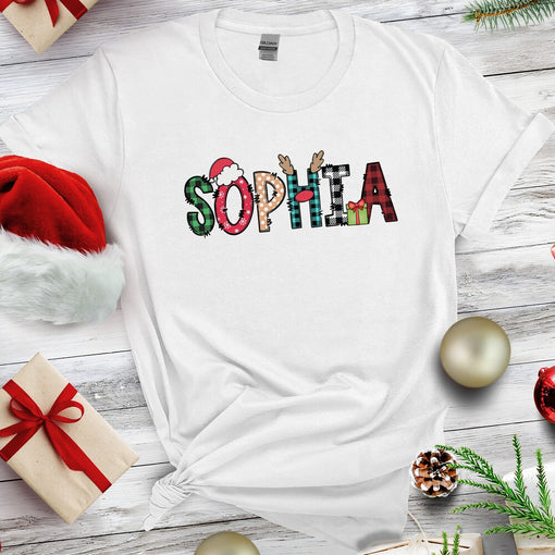 Personalized Christmas T-Shirt Custom Family