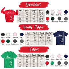 Personalized Christmas T-Shirt Custom Initial Letter