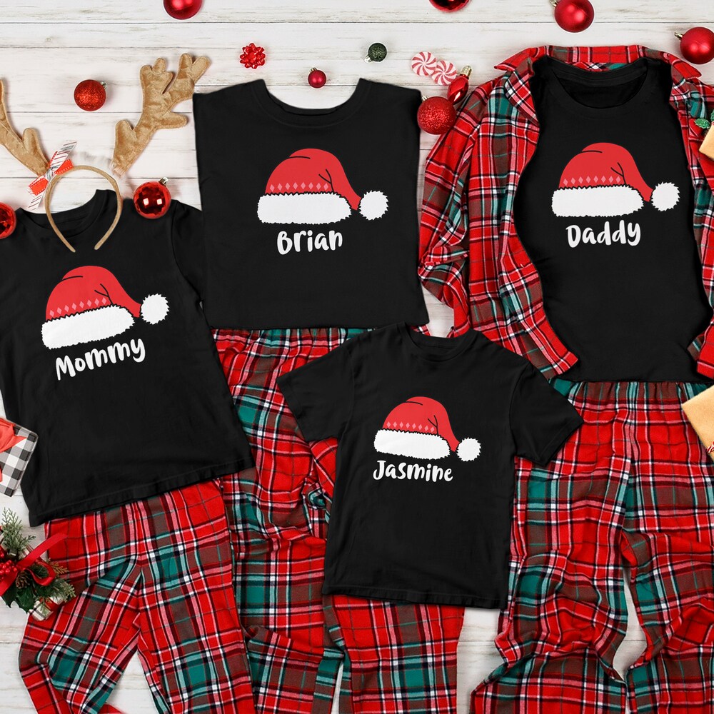 Personalized Christmas T-Shirt Custom Name