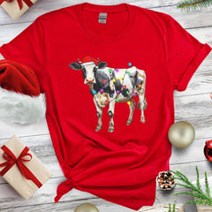 Personalized Christmas T-Shirt Decorated With Animal Shapes