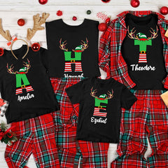 Personalized Christmas T-Shirt Family Matching