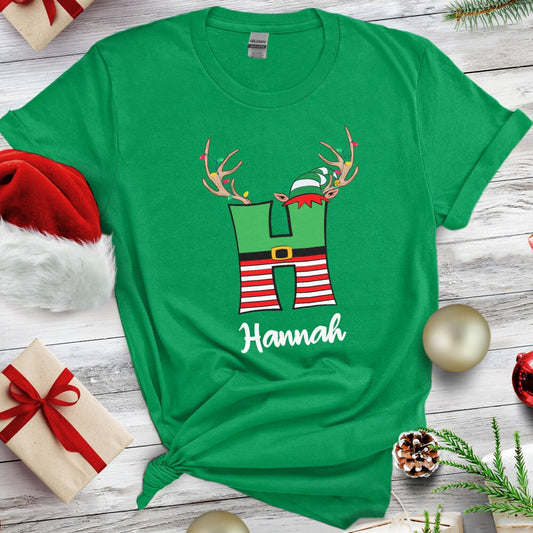 Personalized Christmas T-Shirt Family Matching