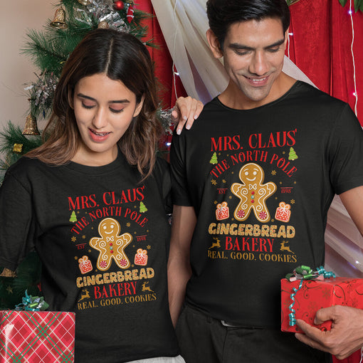 Personalized Christmas T-Shirt Gingerbread