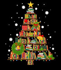 Personalized Christmas T-Shirt Pine Tree Motif