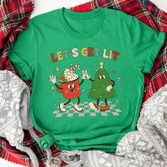 Personalized Christmas T-Shirt Retro Trendy