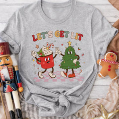 Personalized Christmas T-Shirt Retro Trendy