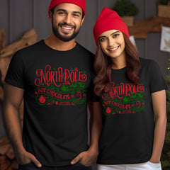 Personalized Christmas T-Shirt Warm Up Here Open All Winter