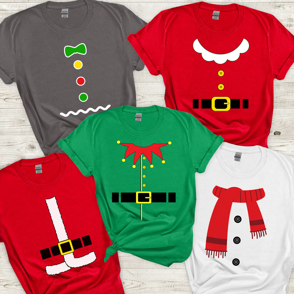 Personalized Christmas T-Shirt With Santa Style