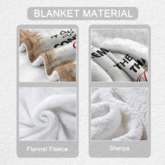 Personalized Couple Blanket Custom Photo To Wife from Husband