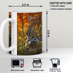 Personalized Couple Deer Mug To My Husband We Got This