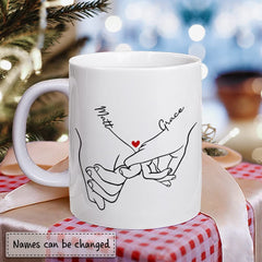 Personalized Couple Hand Mug You Are My Person Mug